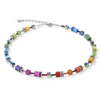 GeoCUBE® Necklace Multicolour Rainbow