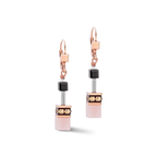 GeoCUBE® Iconic earrings Rose Gold Soft