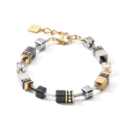 GEOCUBE® Bracelet Grey-Gold