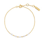 Gold Quintet Marquise Bracelet