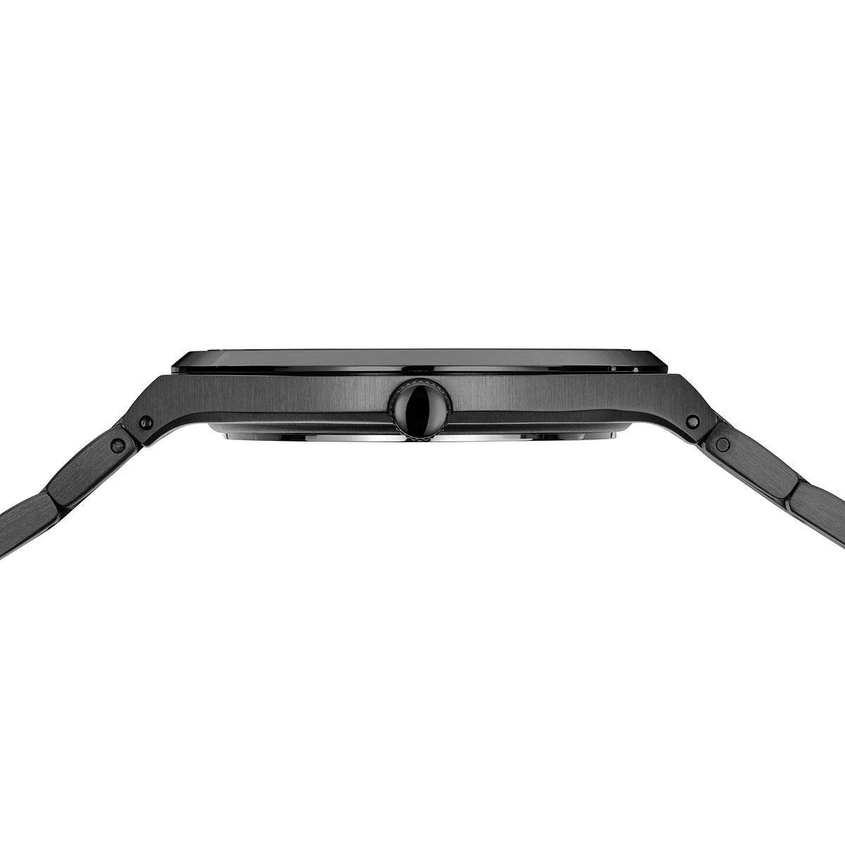 BERING Gents Black Watch with Meteorite Dial