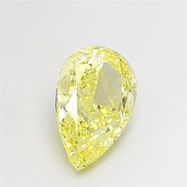 3.00ct Pear Lab Grown Diamond (Colour Fancy Intense Yellow, Clarity VS1, IGI Certified)