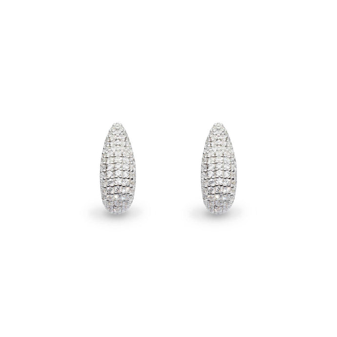 Coast Tumble Glisten Pavé Hoop Earrings