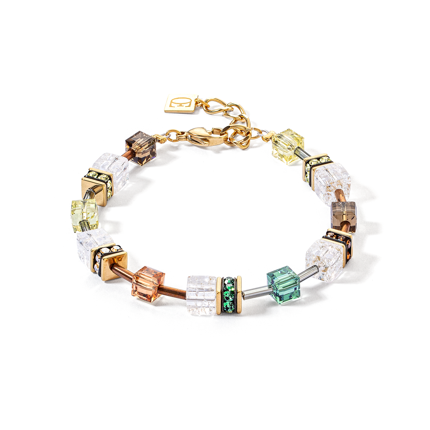 GeoCUBE® Iconic Nature Bracelet Brown-White