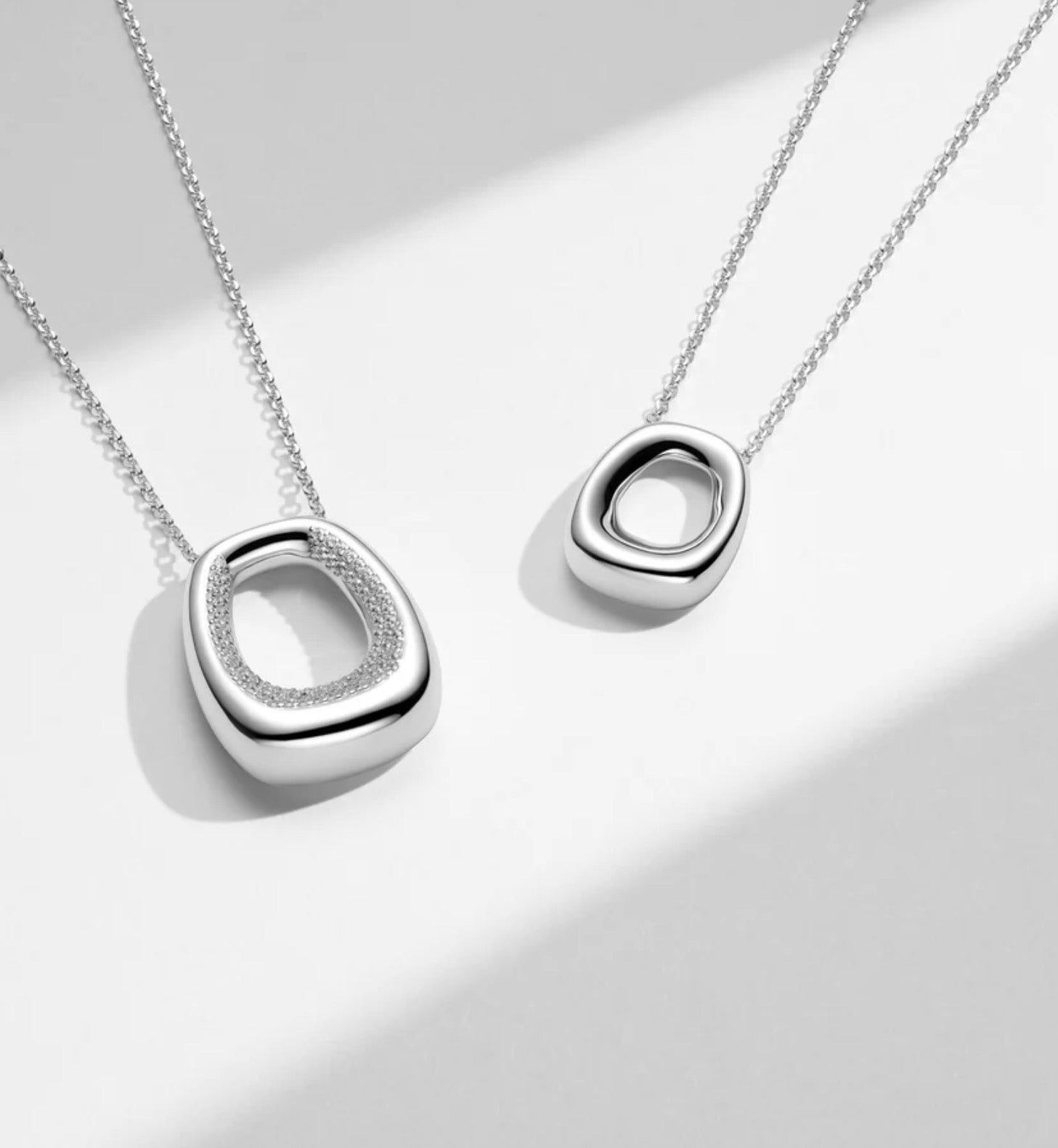 Silver Borsa Pianura Necklace