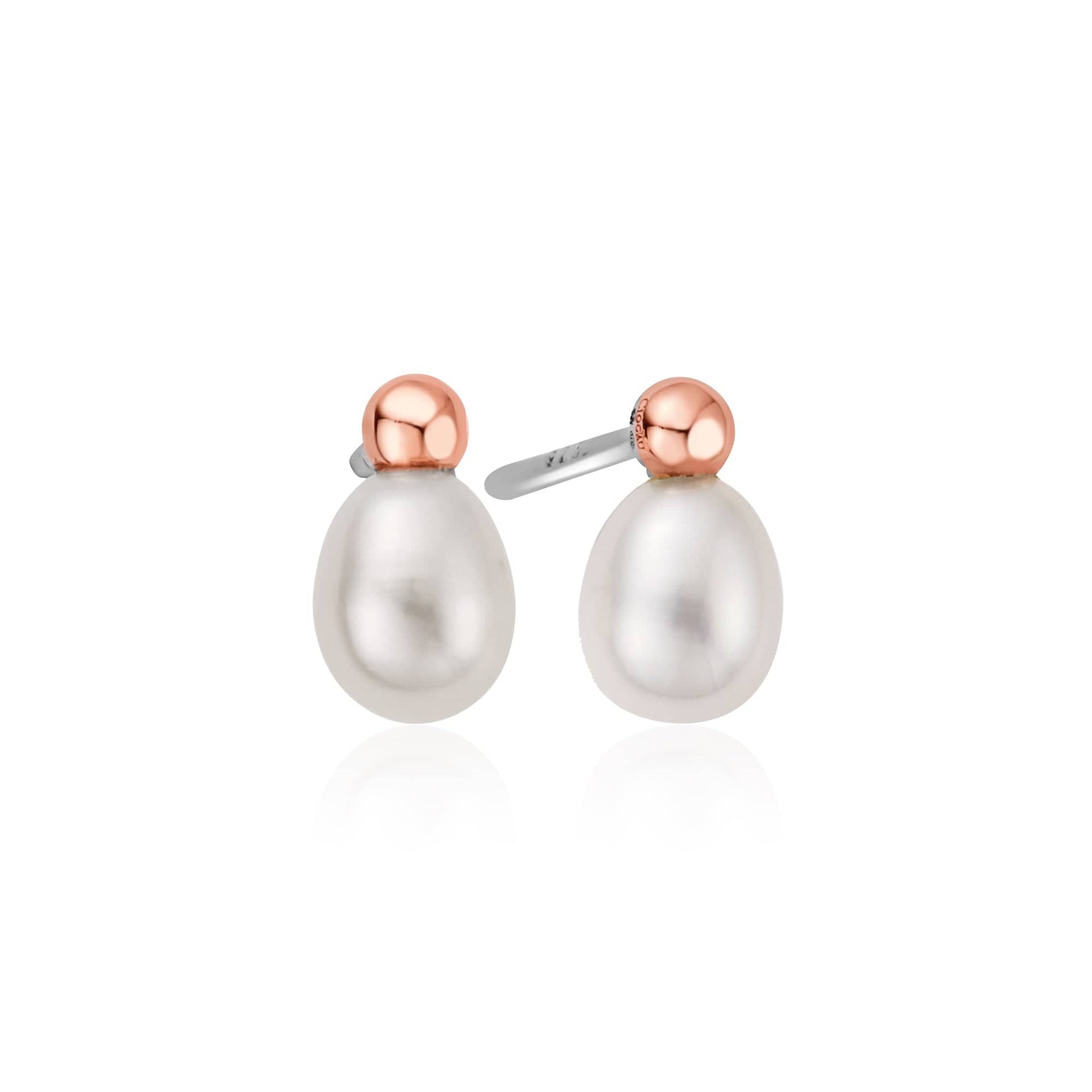 Clogau® Nature's Wonder Sterling Silver Beachcomber Stud Earrings with Pearls