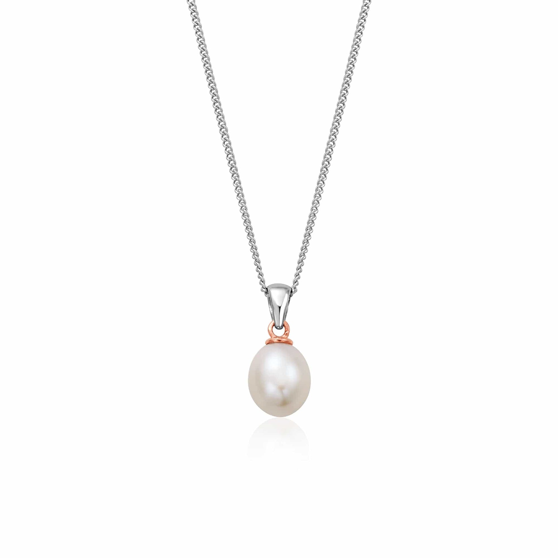 Clogau® Nature's Wonder Sterling Silver Beachcomber Pendant with Pearl