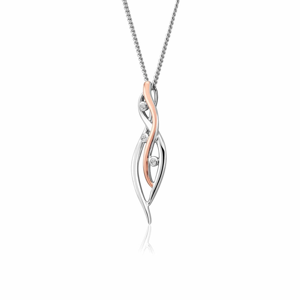Clogau® Nature's Wonder Sterling Silver Waterfall Pendant with Topaz