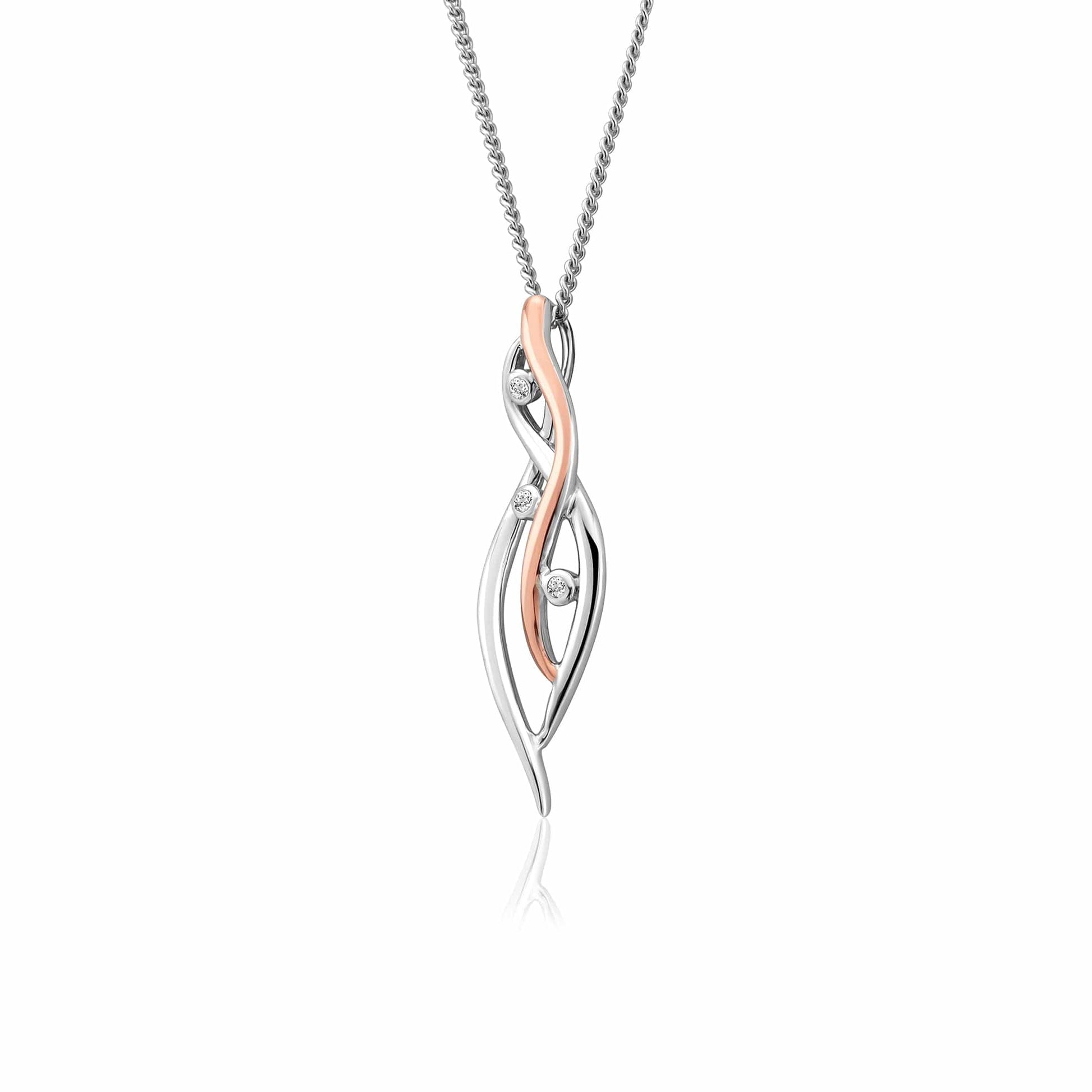 Clogau® Nature's Wonder Sterling Silver Waterfall Pendant with Topaz
