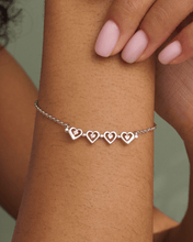 Load image into Gallery viewer, Tree of Life® Sterling Silver Heart Bracelet
