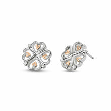 Load image into Gallery viewer, Clogau® Tree of Life® Sterling Silver Heart Drop-Stud Earrings
