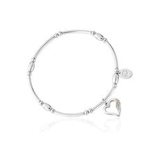 Load image into Gallery viewer, Clogau® Past Present and Future Silver Heart Affinity Bracelet
