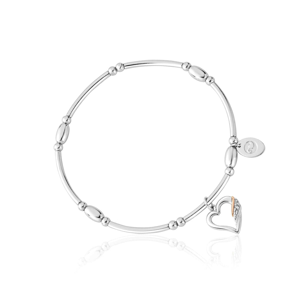 Clogau® Past Present and Future Silver Heart Affinity Bracelet