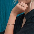 Clogau® Past Present Future® Sterling Silver Multi-Link Bracelet with Topaz
