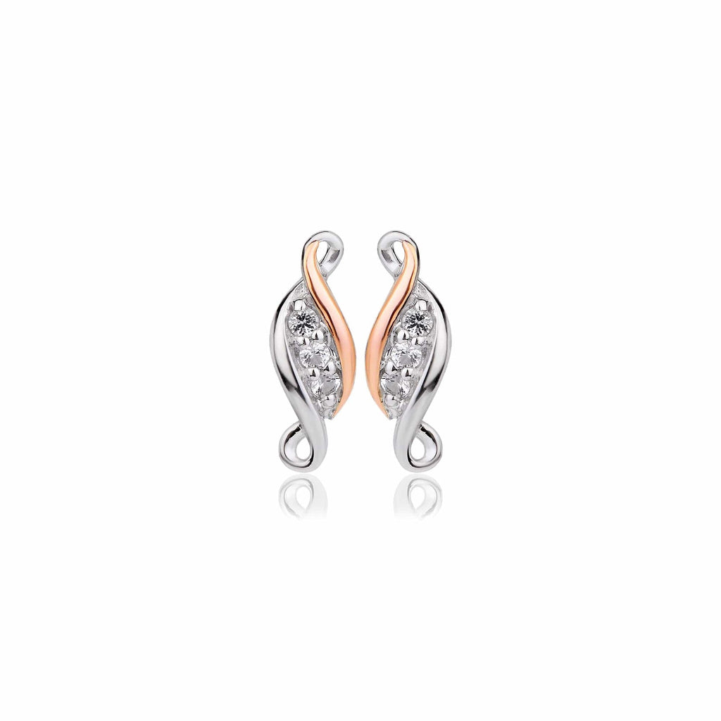 Clogau® Past Present Future® Sterling Silver Earrings with Topaz