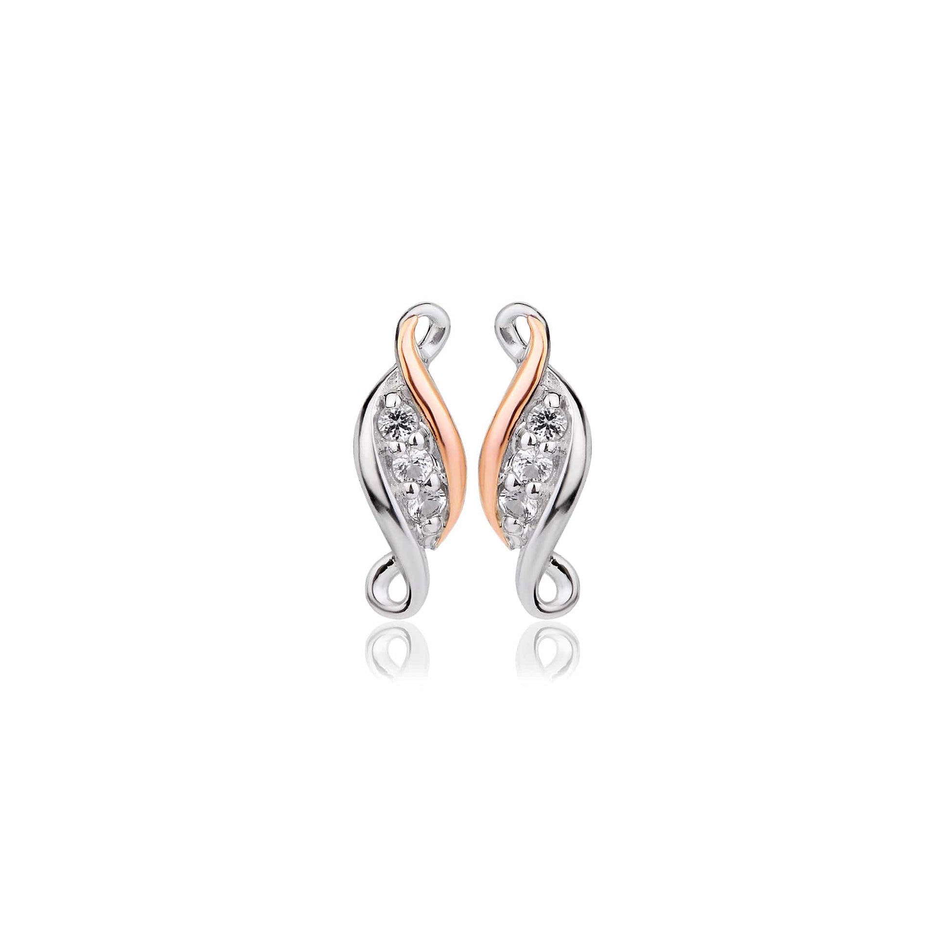 Clogau® Past Present Future® Sterling Silver Earrings with Topaz