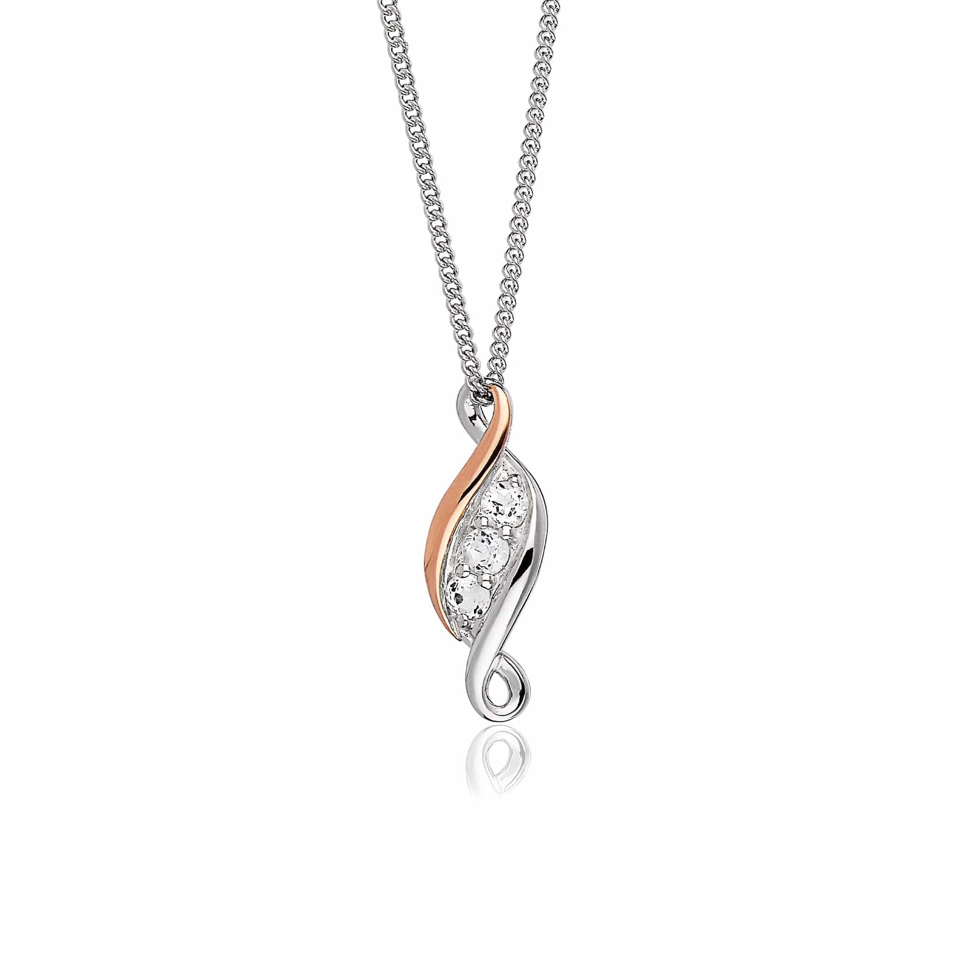 Clogau® Past Present Future® Sterling Silver Pendant with Topaz