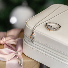 Load image into Gallery viewer, Clogau® Past Present Future® Sterling Silver Ring with Topaz
