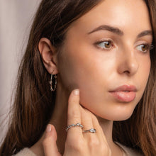 Load image into Gallery viewer, Clogau® Past Present Future® Sterling Silver Ring with Topaz
