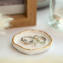 Load image into Gallery viewer, Clogau® Past Present Future® Sterling Silver Ring with Topaz
