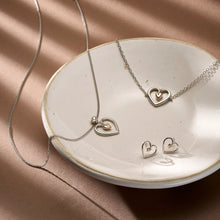 Load image into Gallery viewer, Clogau® Tree of Life® Sterling Silver Heart Stud Earrings
