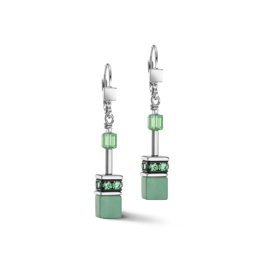 GeoCUBE¨ Green Earrings