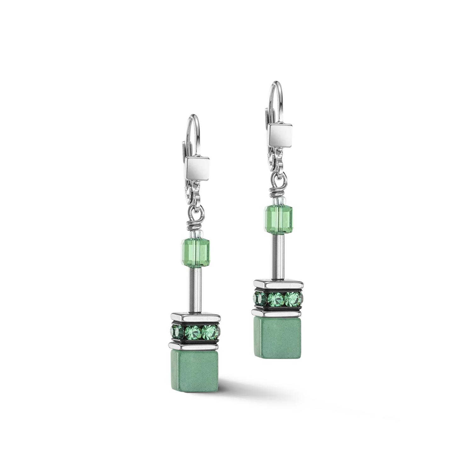 GeoCUBE¨ Green Earrings