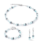 GeoCUBE® Iconic Necklace Light Aqua