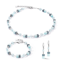 Load image into Gallery viewer, GeoCUBE® Iconic Necklace Light Aqua
