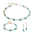 GeoCUBE Iconic Mono Gold Bracelet Green