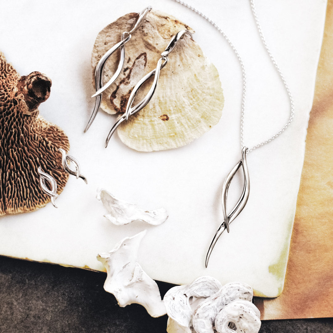 Entwine Twine Twist Drop Earrings