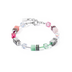 GeoCUBE Iconic Bracelet Green Pink