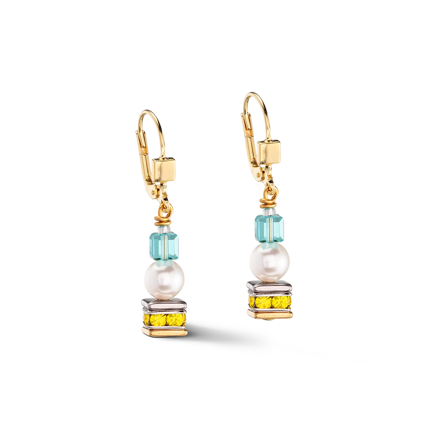 GeoCUBE¨ Multi-Colour Spring Earrings