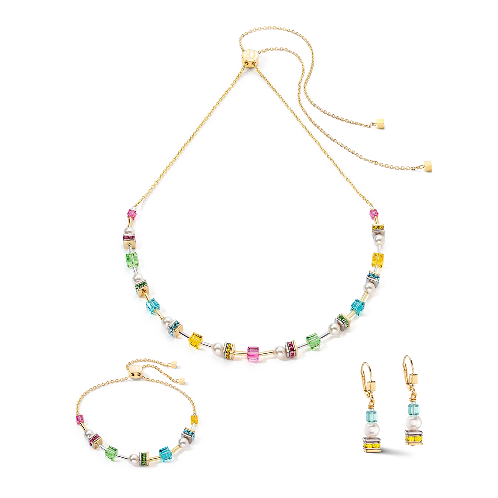 GeoCUBE¨ Multi-Colour Spring Earrings