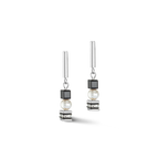 GeoCUBE¨ Black & Silver Earrings