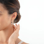 GeoCUBE¨ Black & Silver Earrings