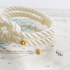 Marina Tide Knot Golden Stud Earrings