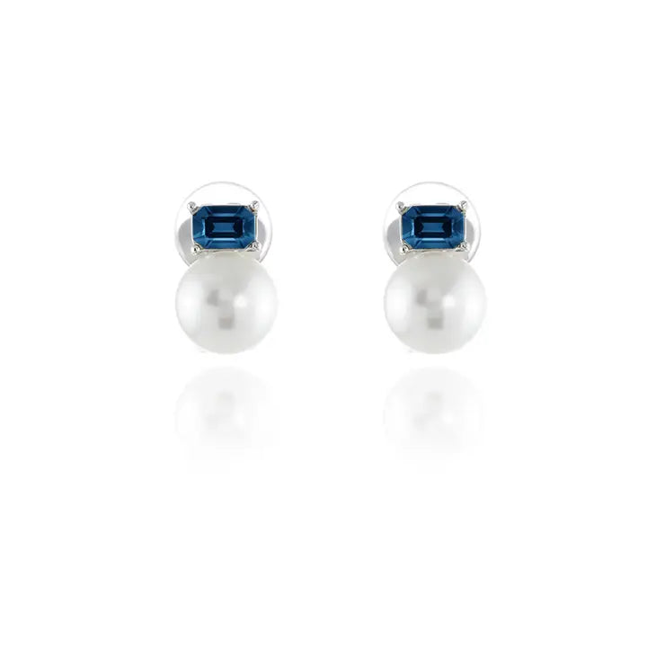 Corin Clip On Earrings Platinum Plated