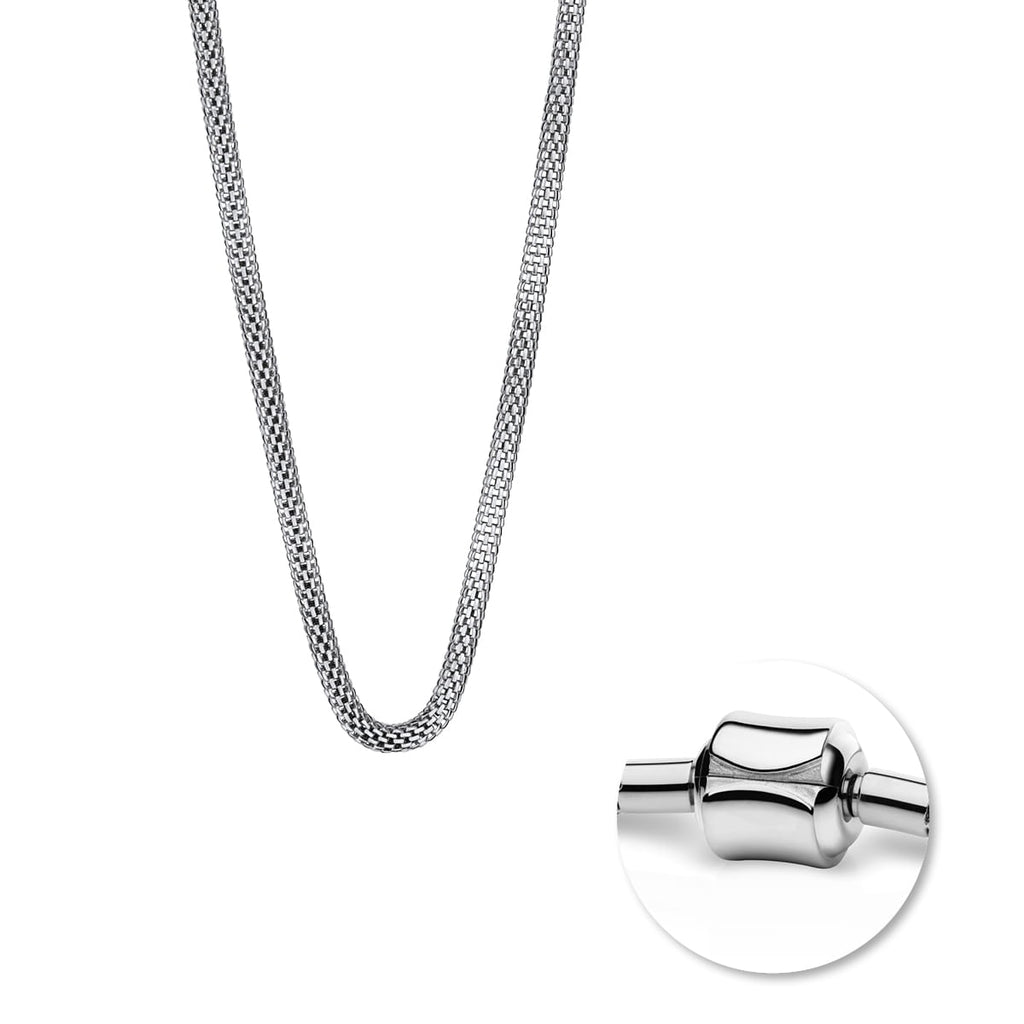BERING Necklace Silver Stainless Steel