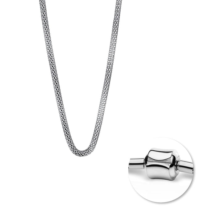 BERING Necklace Silver Stainless Steel
