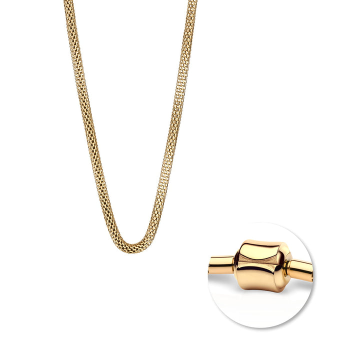 BERING Necklace Gold Stainless Steel