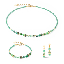 Load image into Gallery viewer, Bracelet Mini Cubes Green
