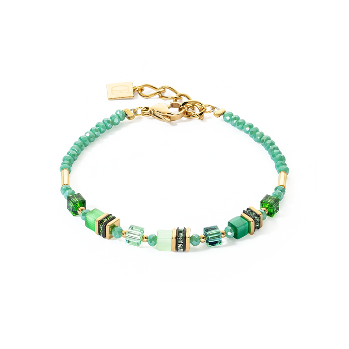 Bracelet Mini Cubes Green