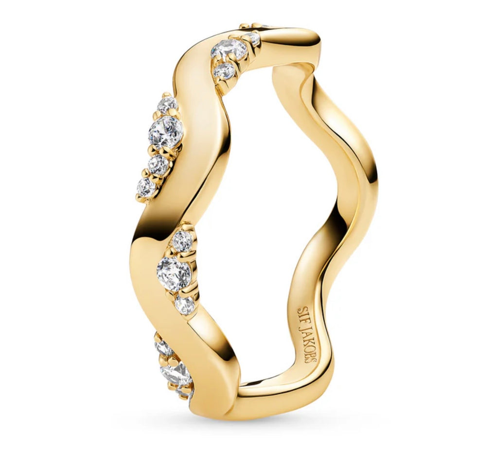 Ellera Waves Gold Altro Ring