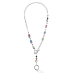 GeoCUBE® Fusion necklace Multicolour Gemstone