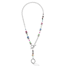 Load image into Gallery viewer, GeoCUBE® Fusion necklace Multicolour Gemstone
