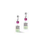 GeoCUBE® Fusion earrings Multicolour Gemstone