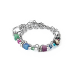GeoCUBE® Fusion bracelet Multicolour Gemstone
