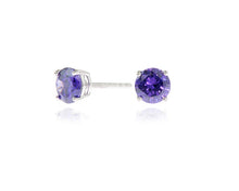 Load image into Gallery viewer, Lana with Blue Tanzanite coloured Swarovski Crystal Earrings
