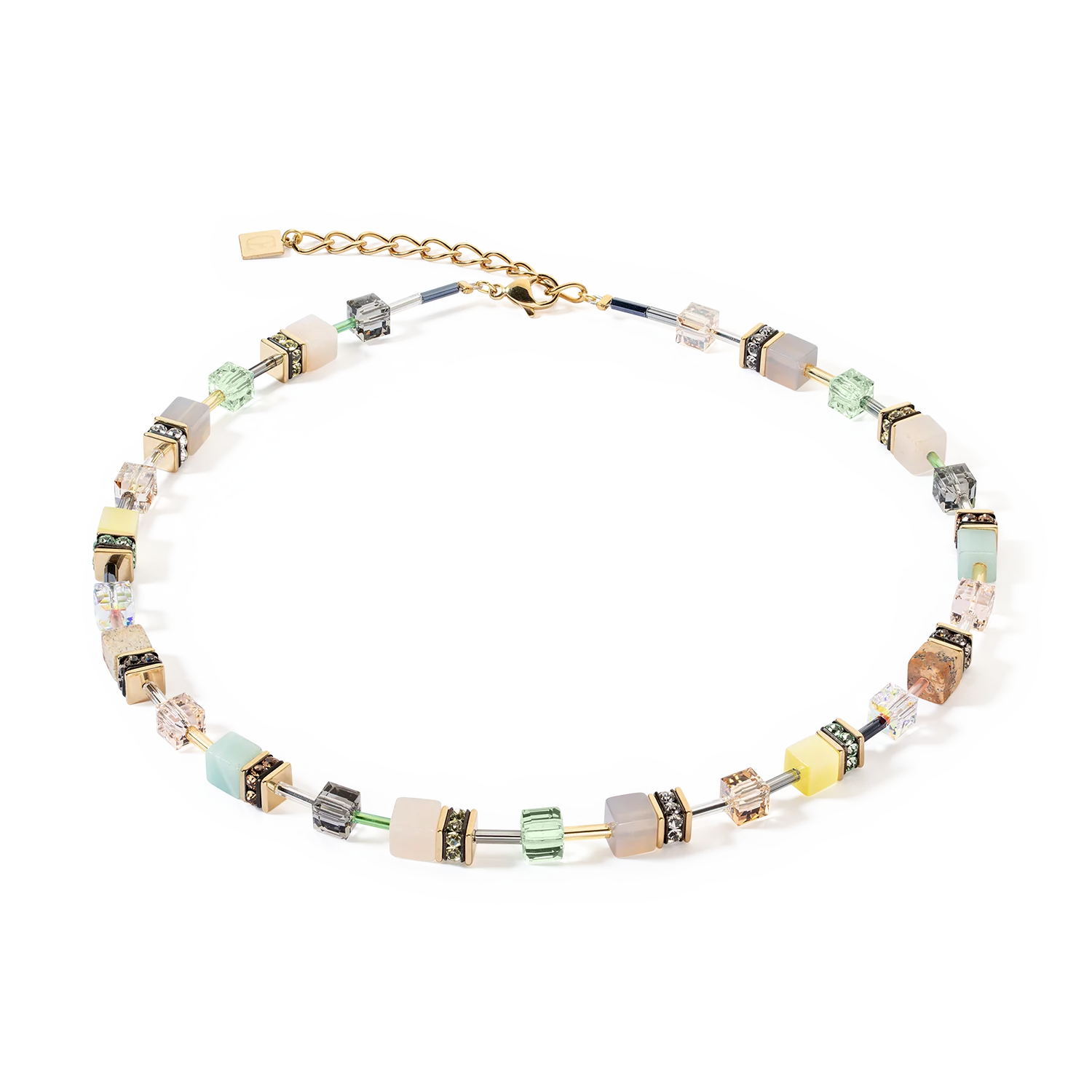 GeoCUBE® Iconic Precious necklace multicolour gentle